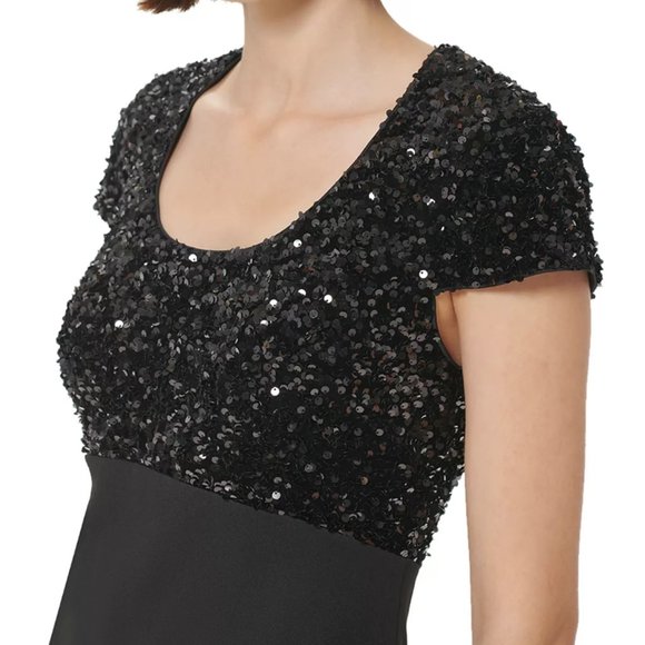 CALVIN KLEIN Women's Sequined-Bodice Evening Gown - Picture 4 of 4